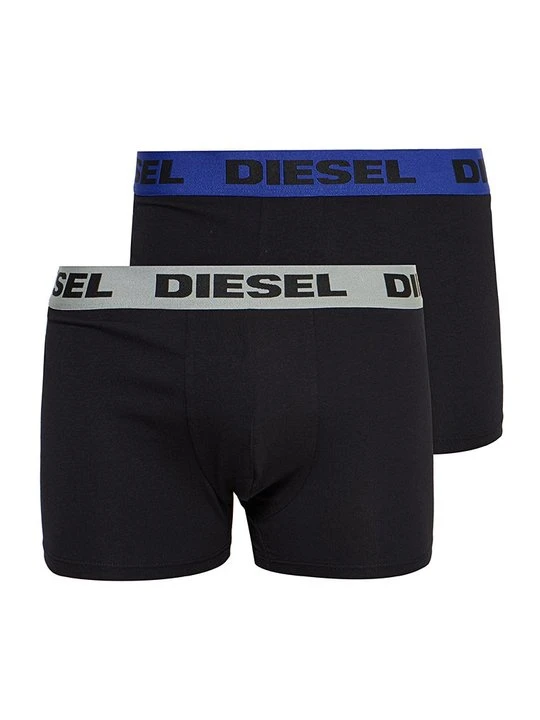 Zdjęcie produktu Bokserki z krótkimi nogawkami Diesel antracytowy melanż