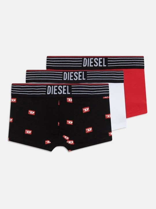 Zdjęcie produktu Bokserki z krótkimi nogawkami Diesel biały
