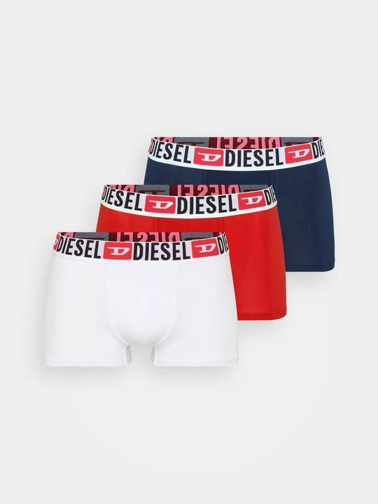 Zdjęcie produktu Bokserki z krótkimi nogawkami Diesel czerwony