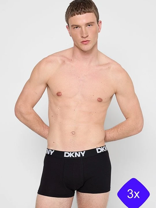 Zdjęcie produktu Bokserki z krótkimi nogawkami DKNY czarny