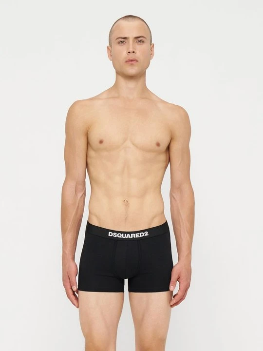 Zdjęcie produktu Bokserki z krótkimi nogawkami Dsquared2 czarny