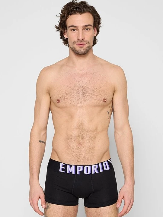 Zdjęcie produktu Bokserki z krótkimi nogawkami Emporio Armani czarny