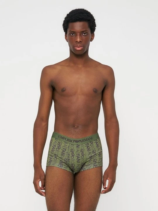Zdjęcie produktu Bokserki z krótkimi nogawkami Emporio Armani oliwkowy