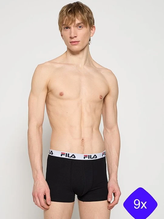 Zdjęcie produktu Bokserki z krótkimi nogawkami Fila czarny