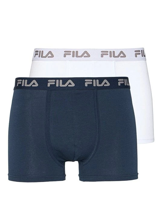 Zdjęcie produktu Bokserki z krótkimi nogawkami Fila biały