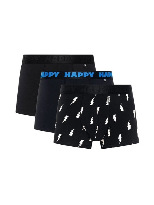 Zdjęcie produktu Bokserki z krótkimi nogawkami Happy Socks czarny