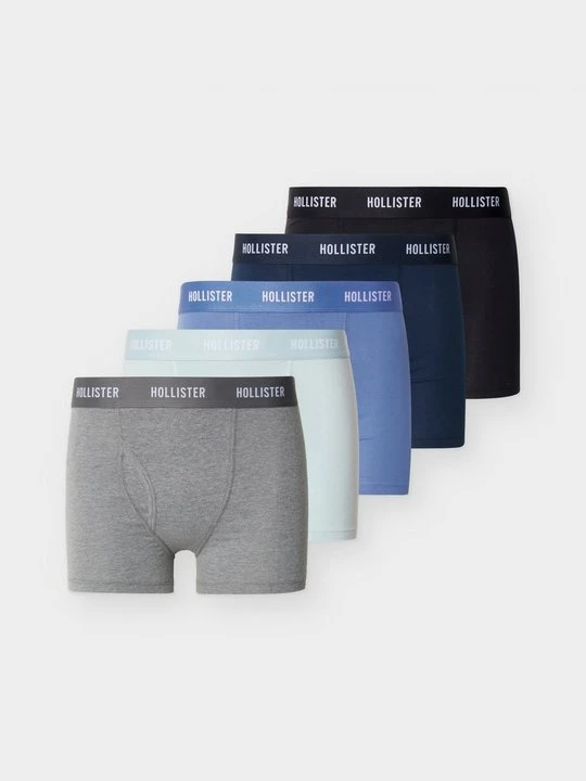 Zdjęcie produktu Bokserki z krótkimi nogawkami Hollister Co. niebieski