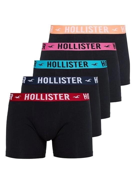 Zdjęcie produktu Bokserki z krótkimi nogawkami Hollister Co. czarny