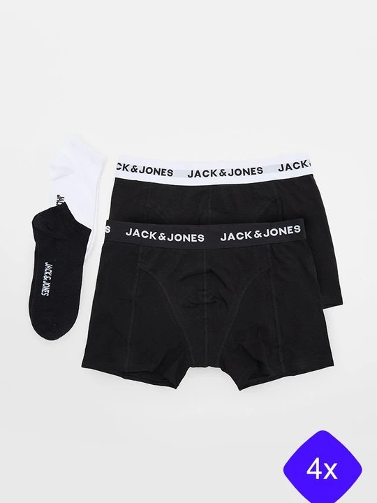 Zdjęcie produktu Bokserki z krótkimi nogawkami Jack&Jones czarny