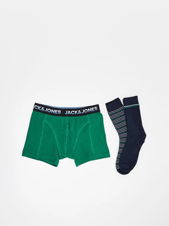 Zdjęcie produktu Bokserki z krótkimi nogawkami Jack&Jones zielony