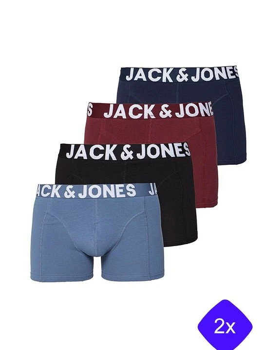 Zdjęcie produktu Bokserki z krótkimi nogawkami Jack&Jones błękit królewski