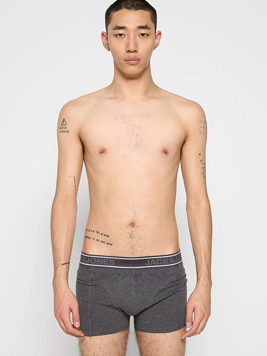 Zdjęcie produktu Bokserki z krótkimi nogawkami Jack&Jones szary