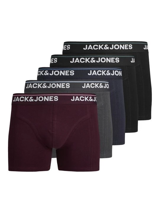 Zdjęcie produktu Bokserki z krótkimi nogawkami Jack&Jones bordowy
