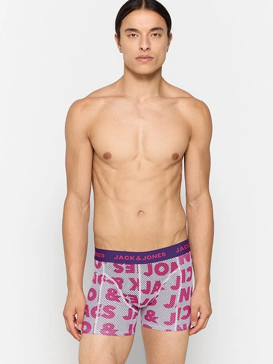 Zdjęcie produktu Bokserki z krótkimi nogawkami Jack&Jones różowy