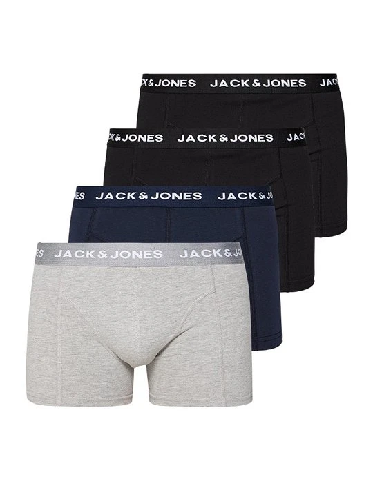 Zdjęcie produktu Bokserki z krótkimi nogawkami Jack&Jones jasnoszary