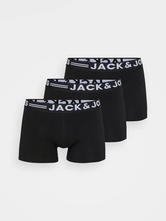Zdjęcie produktu Bokserki z krótkimi nogawkami Jack&Jones czarny