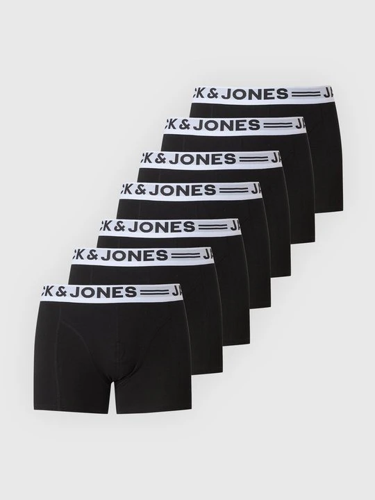 Zdjęcie produktu Bokserki z krótkimi nogawkami Jack&Jones czarny