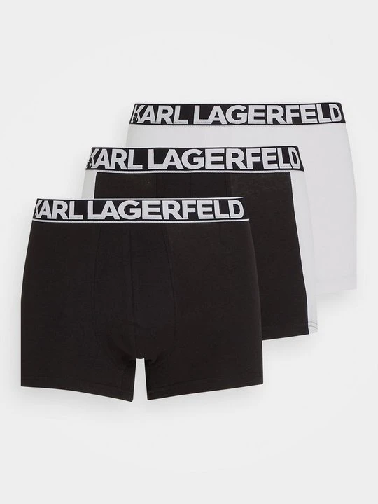 Zdjęcie produktu Bokserki z krótkimi nogawkami KARL LAGERFELD czarny