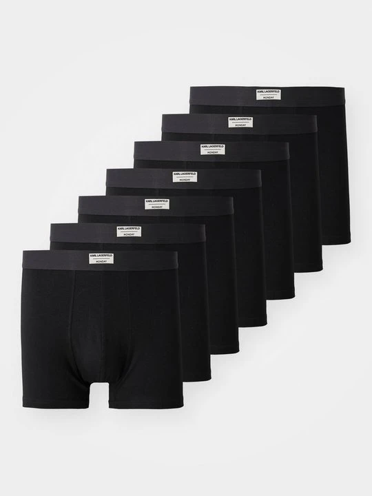 Zdjęcie produktu Bokserki z krótkimi nogawkami KARL LAGERFELD czarny