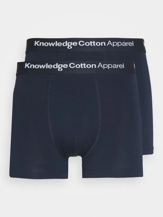 Zdjęcie produktu Bokserki z krótkimi nogawkami KnowledgeCotton Apparel granatowy