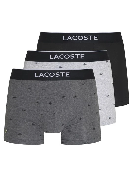 Zdjęcie produktu Bokserki z krótkimi nogawkami Lacoste czarny