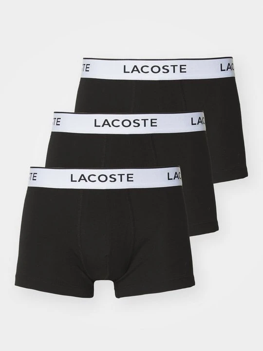 Zdjęcie produktu Bokserki z krótkimi nogawkami Lacoste czarny