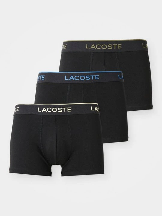 Zdjęcie produktu Bokserki z krótkimi nogawkami Lacoste czarny