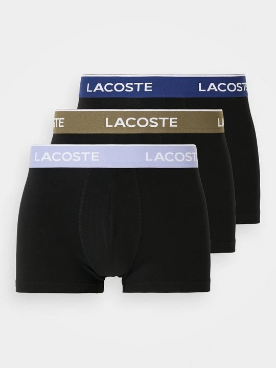 Zdjęcie produktu Bokserki z krótkimi nogawkami Lacoste czarny