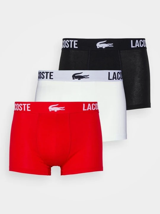 Zdjęcie produktu Bokserki z krótkimi nogawkami Lacoste czarny