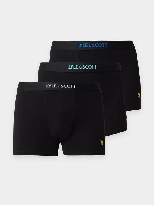 Zdjęcie produktu Bokserki z krótkimi nogawkami Lyle & Scott czarny