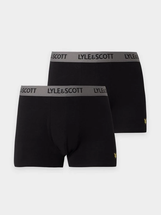 Zdjęcie produktu Bokserki z krótkimi nogawkami Lyle & Scott czarny