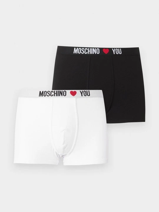 Zdjęcie produktu Bokserki z krótkimi nogawkami MOSCHINO czarny