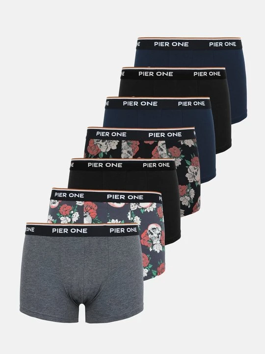 Zdjęcie produktu Bokserki z krótkimi nogawkami Pier One By Zalando granatowy