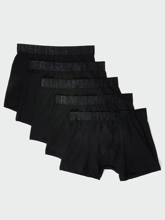 Zdjęcie produktu Bokserki z krótkimi nogawkami River Island czarny
