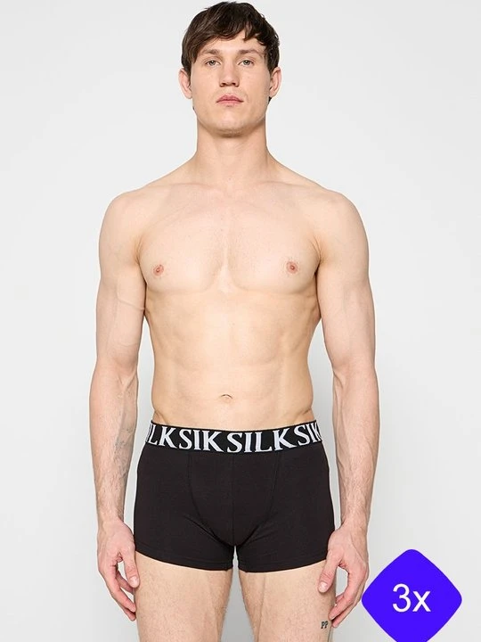 Zdjęcie produktu Bokserki z krótkimi nogawkami SikSilk czarny