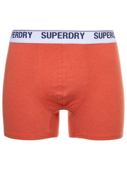 Zdjęcie produktu Bokserki z krótkimi nogawkami Superdry pomarańczowy