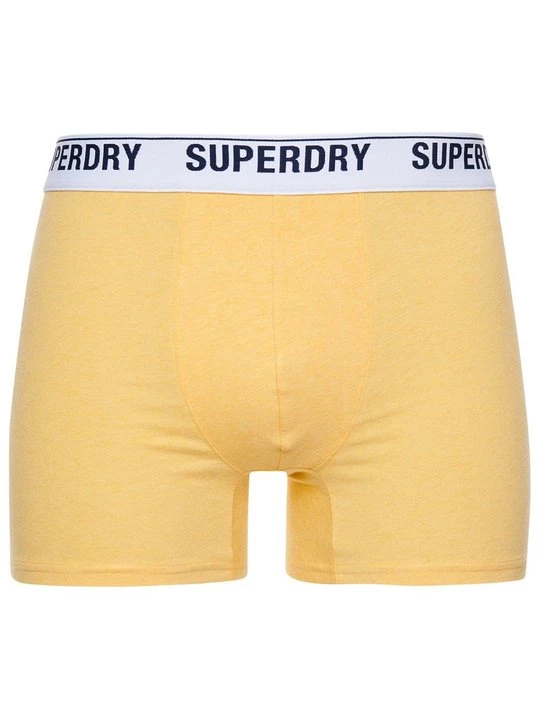 Zdjęcie produktu Bokserki z krótkimi nogawkami Superdry żółty