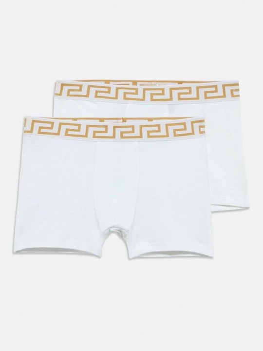 Zdjęcie produktu Bokserki z krótkimi nogawkami Versace biały