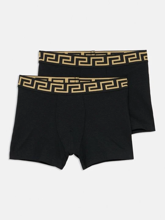 Zdjęcie produktu Bokserki z krótkimi nogawkami Versace czarny