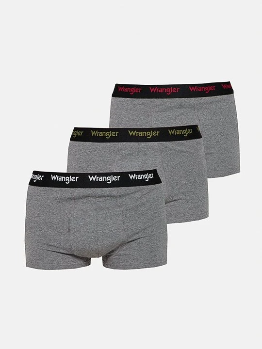 Zdjęcie produktu Bokserki z krótkimi nogawkami Wrangler szary