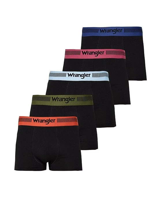 Zdjęcie produktu Bokserki z krótkimi nogawkami Wrangler czarny