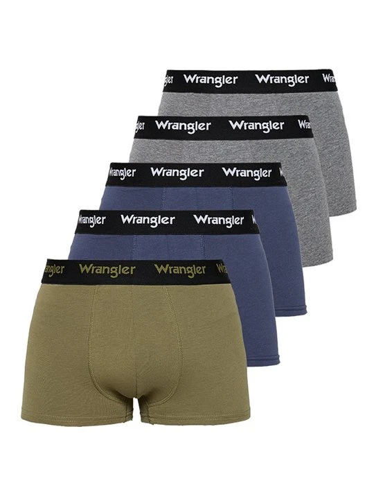 Zdjęcie produktu Bokserki z krótkimi nogawkami Wrangler szary