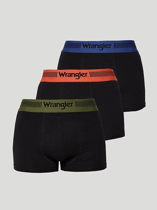 Zdjęcie produktu Bokserki z krótkimi nogawkami Wrangler czarny