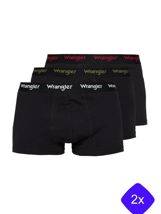 Zdjęcie produktu Bokserki z krótkimi nogawkami Wrangler czarny