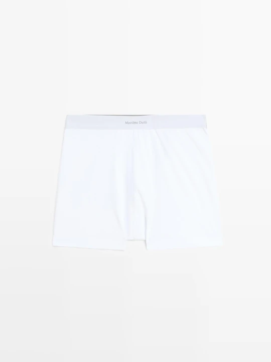 Zdjęcie produktu Bokserki Z Logo W Pasie - Biały - - Massimo Dutti - Male