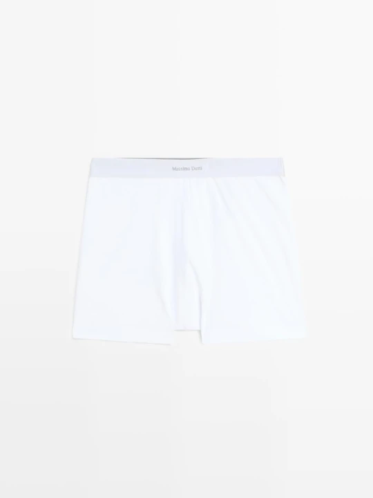 Zdjęcie produktu Bokserki Z Logo W Pasie - Biały - - Massimo Dutti - Mężczyzna