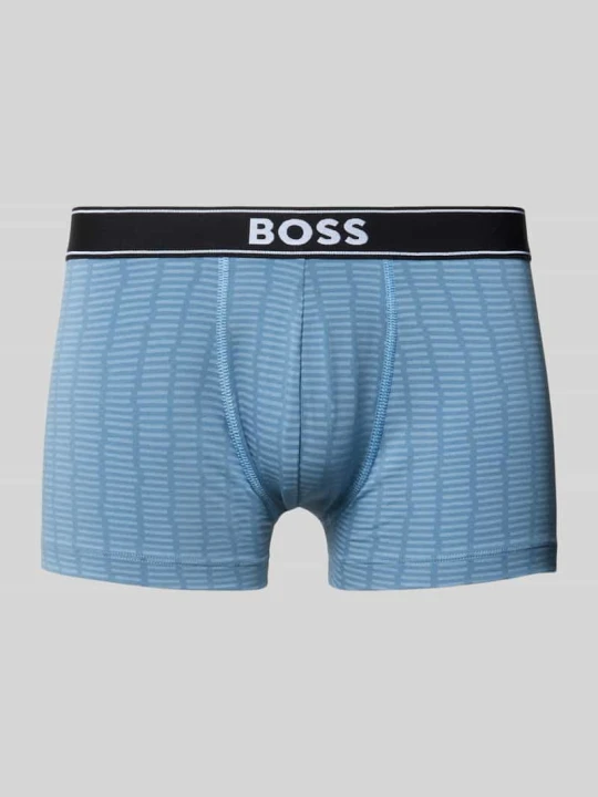 Zdjęcie produktu Bokserki z mieszanki bawełnianej Boss Niebieski