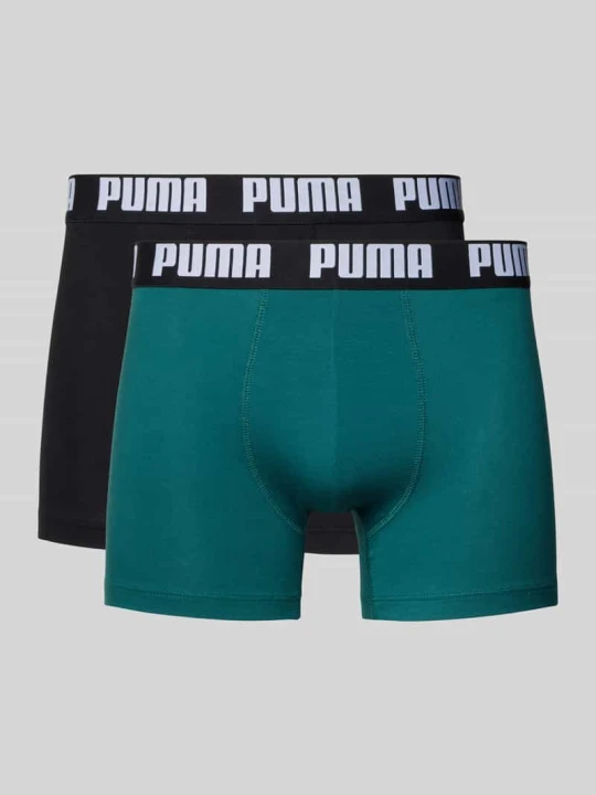 Zdjęcie produktu Bokserki z mieszanki bawełny, pakowane po 2 szt. Puma Petrol