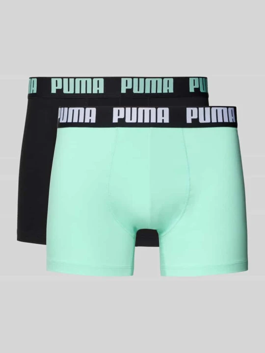 Zdjęcie produktu Bokserki z mieszanki bawełny, pakowane po 2 szt. Puma Miętowy