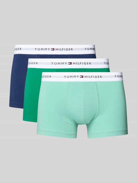 Zdjęcie produktu Obcisłe bokserki z mieszanki bawełny w zestawie 3 szt. Tommy Hilfiger Miętowy